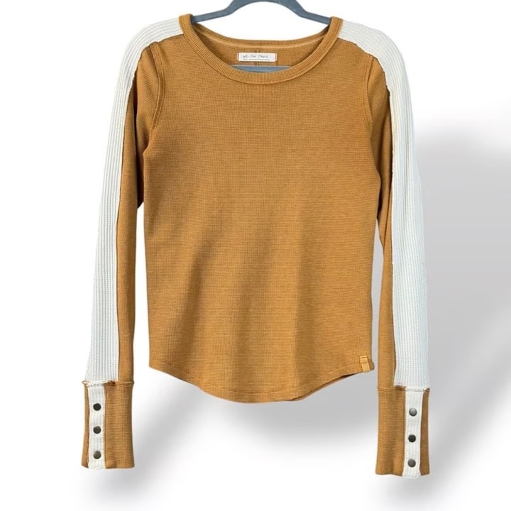 Free People Tasha Snap Thermal Top